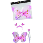 Dress-Up Wings, Headband & Wand Set